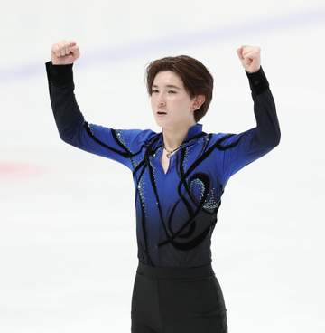 SP首位発進の中田璃士「堂々とすることを意識した」 シニア初国際試合で圧巻演技