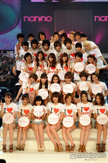 雑誌「non・no」主催・東日本大震災復興チャリティーファッションイベント「春コレ2012」出演者