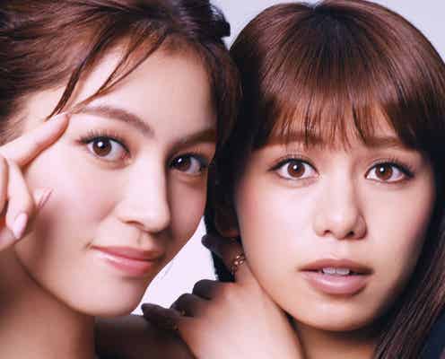 E-girls楓&佐藤晴美が息ピッタリ 自然体の美しさで惹きつける
