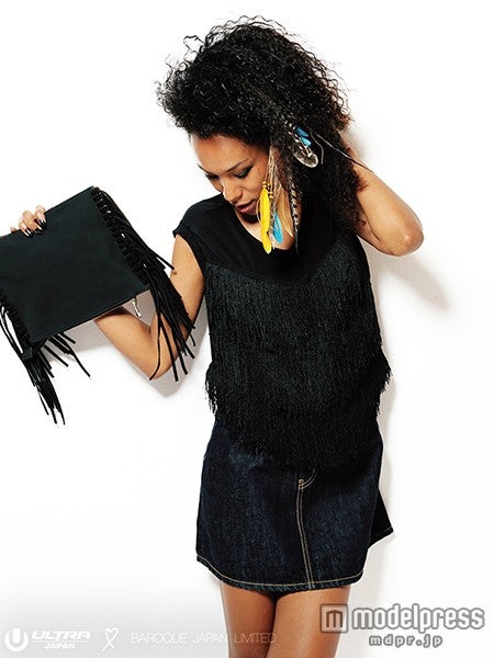 大人っぽいコーディネートに