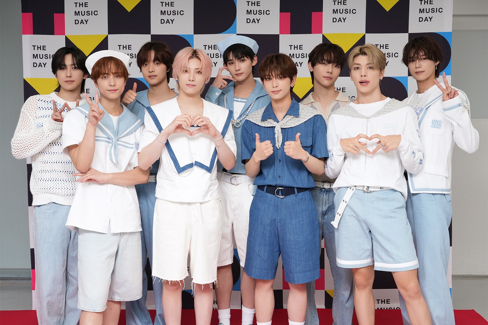 &TEAM「チンチャおかしい」テレビ初披露 振付参加のKが魅力語る「曲名に負けないくらいインパクトのある振り」【「THE MUSIC DAY 2024」囲み取材】