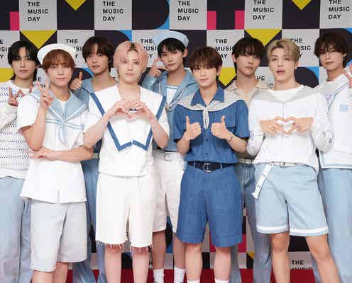 &TEAM「チンチャおかしい」テレビ初披露 振付参加のKが魅力語る「曲名に負けないくらいインパクトのある振り」【「THE MUSIC DAY 2024」囲み取材】