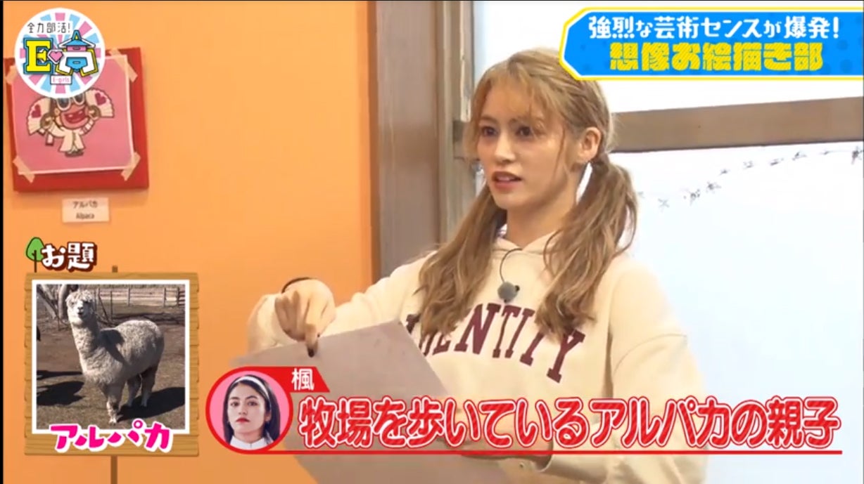 E-girls楓“強烈な芸術センス”に総ツッコミ