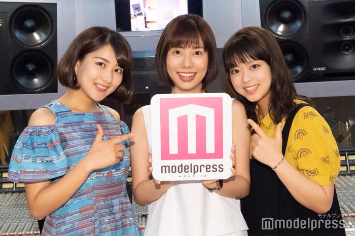 永尾亜子アナ、山崎夕貴アナ、杉原千尋アナ (C)モデルプレス