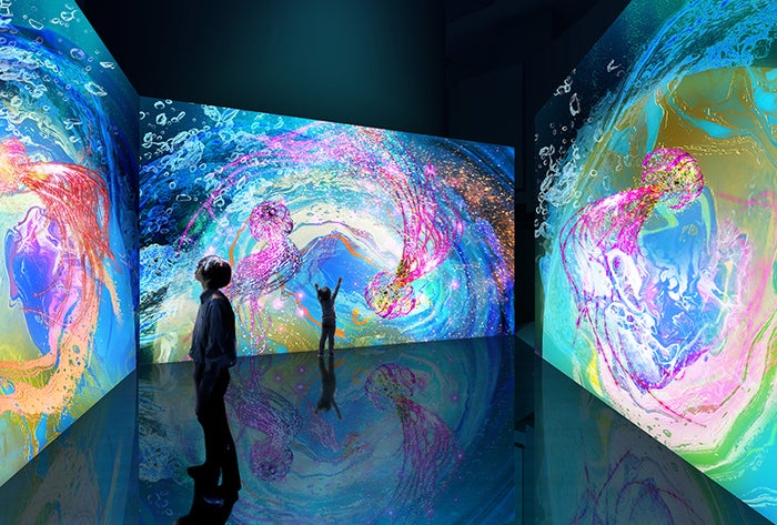 【AREA3】Fluid Wall/画像提供:アカツキライブエンターテインメント