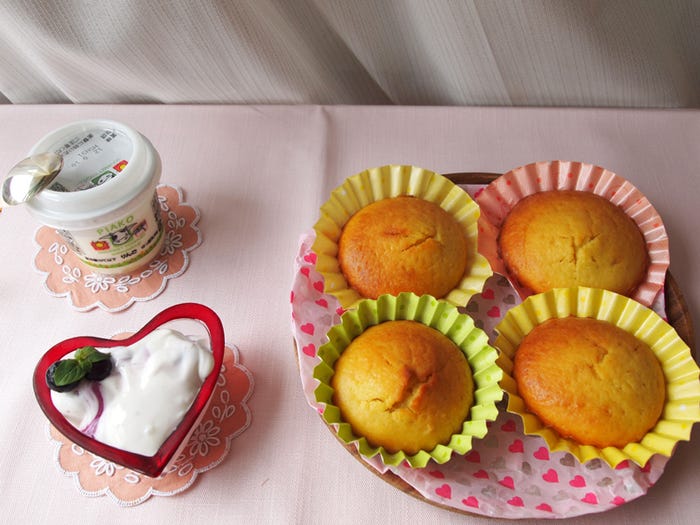 「ベリベリーヨーグルト→ヨーグルトパウンドケーキ」