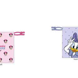 巾着(Minnie)(Daisy)税込1,430円(C)Disney