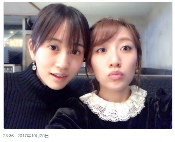 前田敦子＆高橋みなみ、久々の2ショットに「懐かしい」「大人っぽくなった」とファン歓喜