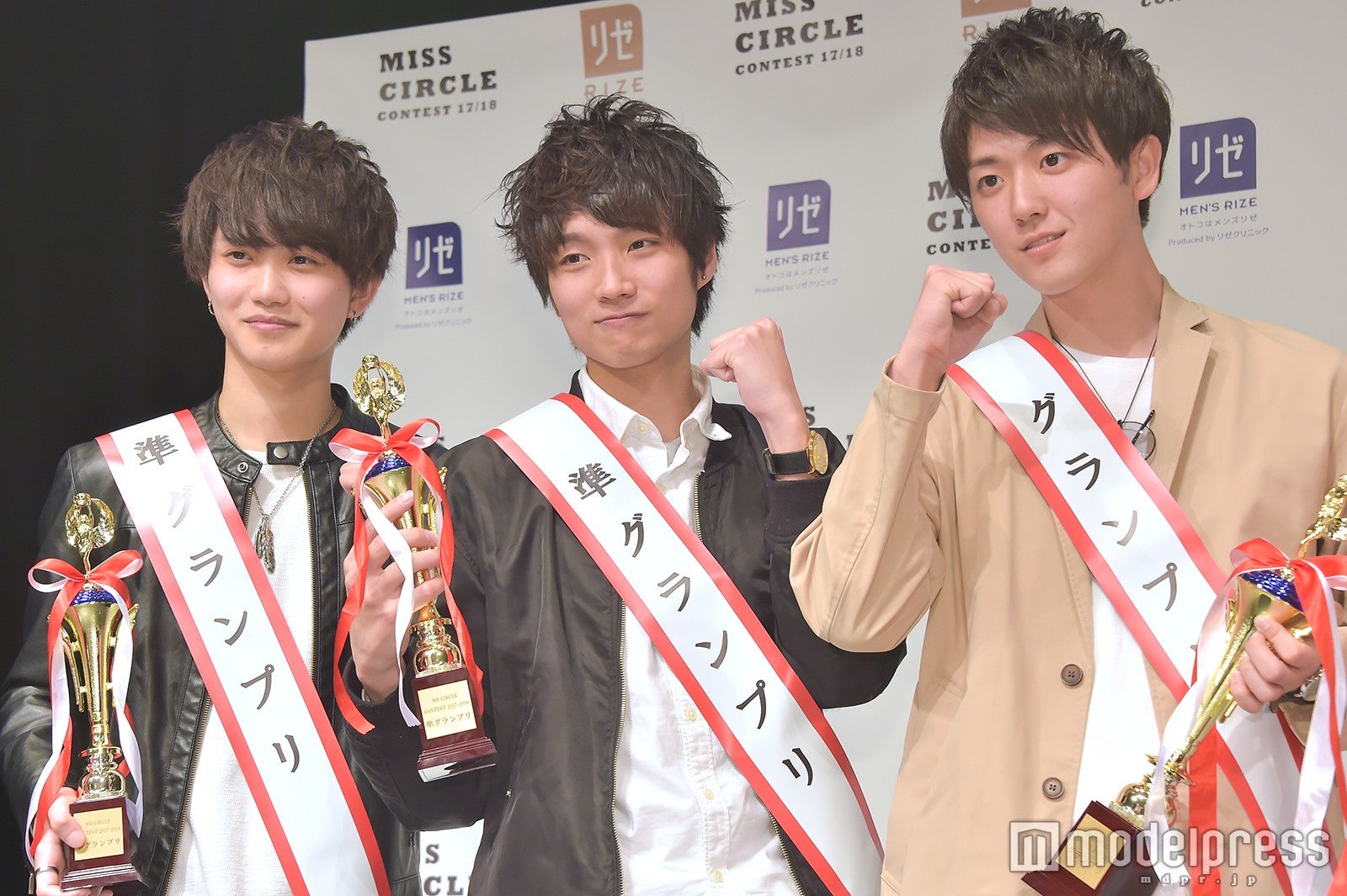 （左から）芹澤瞬さん、小川拓馬さん、草地稜之さん （C）モデルプレス