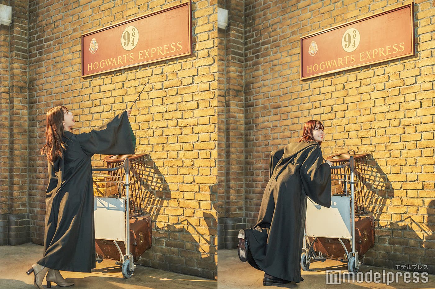 (左から)藤田みりあ、山崎江莉(C)モデルプレス