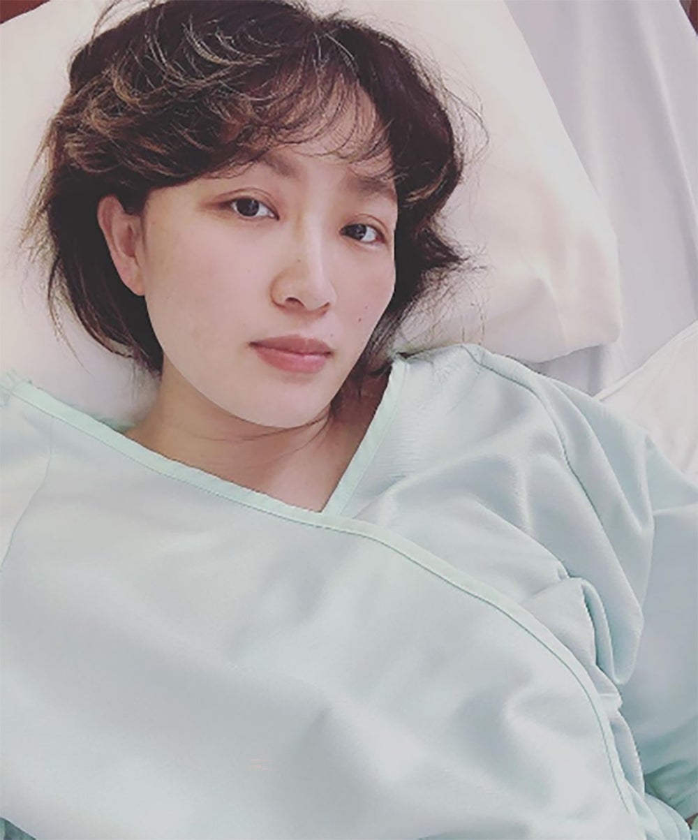 第1子妊娠中の丸山桂里奈、入院を報告 出産間近の様子明かす「なかなかびっくりな量で…」