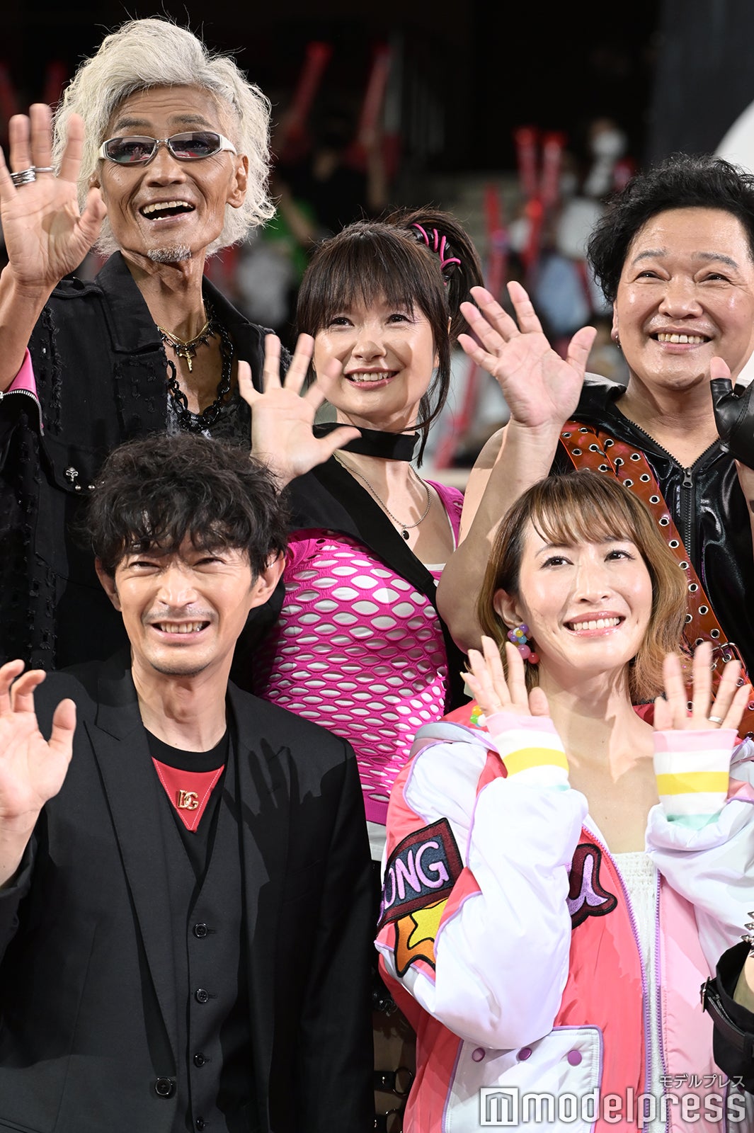 （上段）矢尾一樹、大谷育江、山口勝平（下段）津田健次郎、名塚佳織 （C）モデルプレス