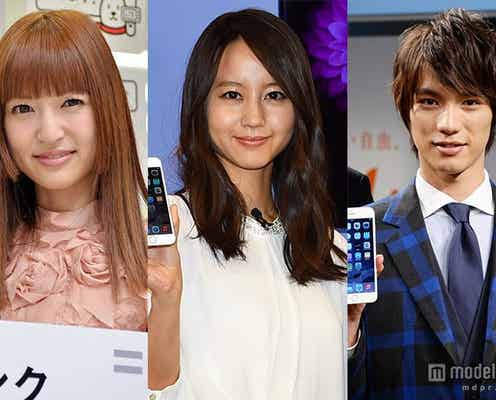 堀北真希、神田沙也加、福士蒼汰が新「iPhone」登場をお祝い 各社でセレモニー開催