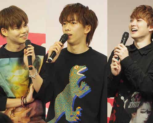 超特急カイ・リョウガ・ユーキ、私服で登場 こだわりポイント&女性の好きなファッション明かす