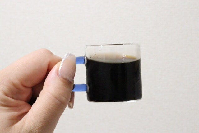 マグ（耐熱ガラス、60mL、A）　使用例