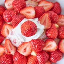 奇跡のパンケーキ 極・あまおうがいっぱい/画像提供:フレーバーワークス