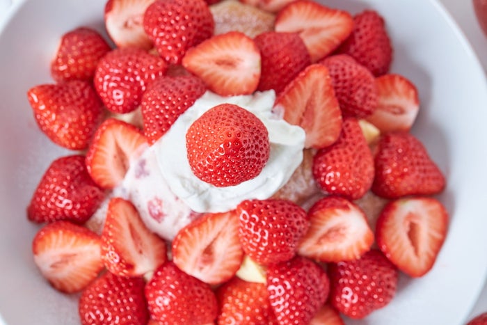 奇跡のパンケーキ 極・あまおうがいっぱい/画像提供:フレーバーワークス