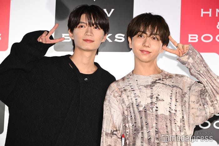 杢代和人の「レベチイケメン」を隣で聞いていて恥ずかしいと思っていた長野凌大(C)モデルプレス