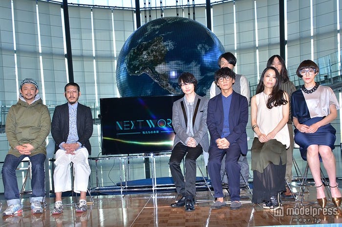 (左から)真鍋大度氏、森永邦彦氏、神木隆之介、サカナクション