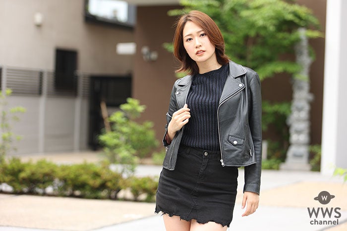 写真特集 レースクイーン 藤澤響花がクールなブラックコーデで登場 ミスユニバーシティ静岡代表など受賞 モデルプレス