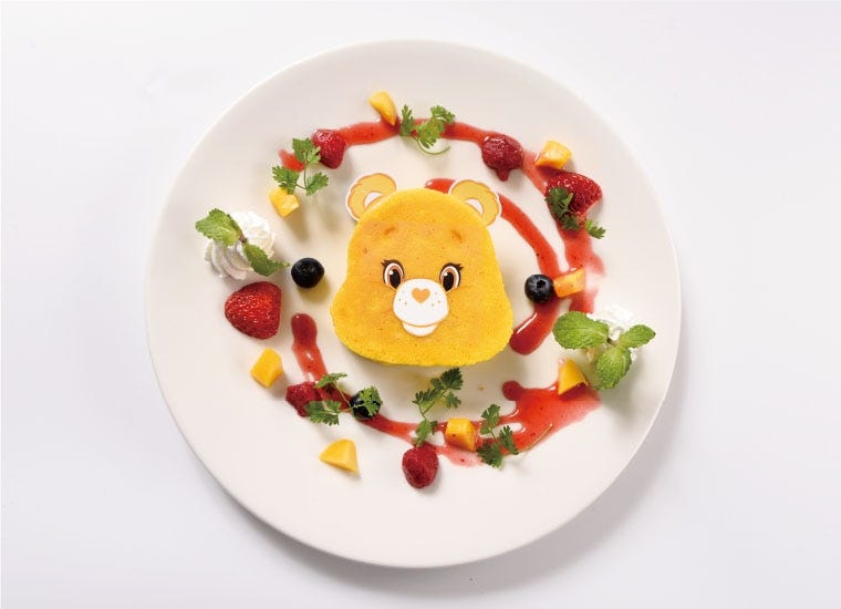 ケアベアカフェ初の単独コラボカフェが原宿に限定オープン カラフルな色使いがフォトジェニック