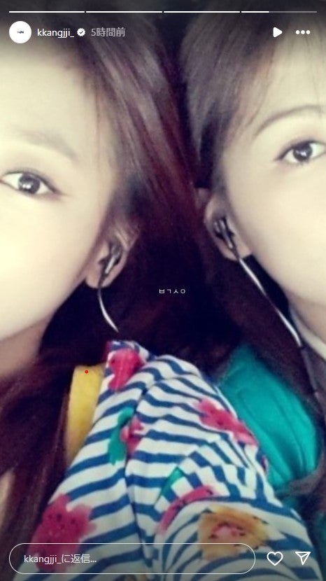 知英　Instagramストーリーズより