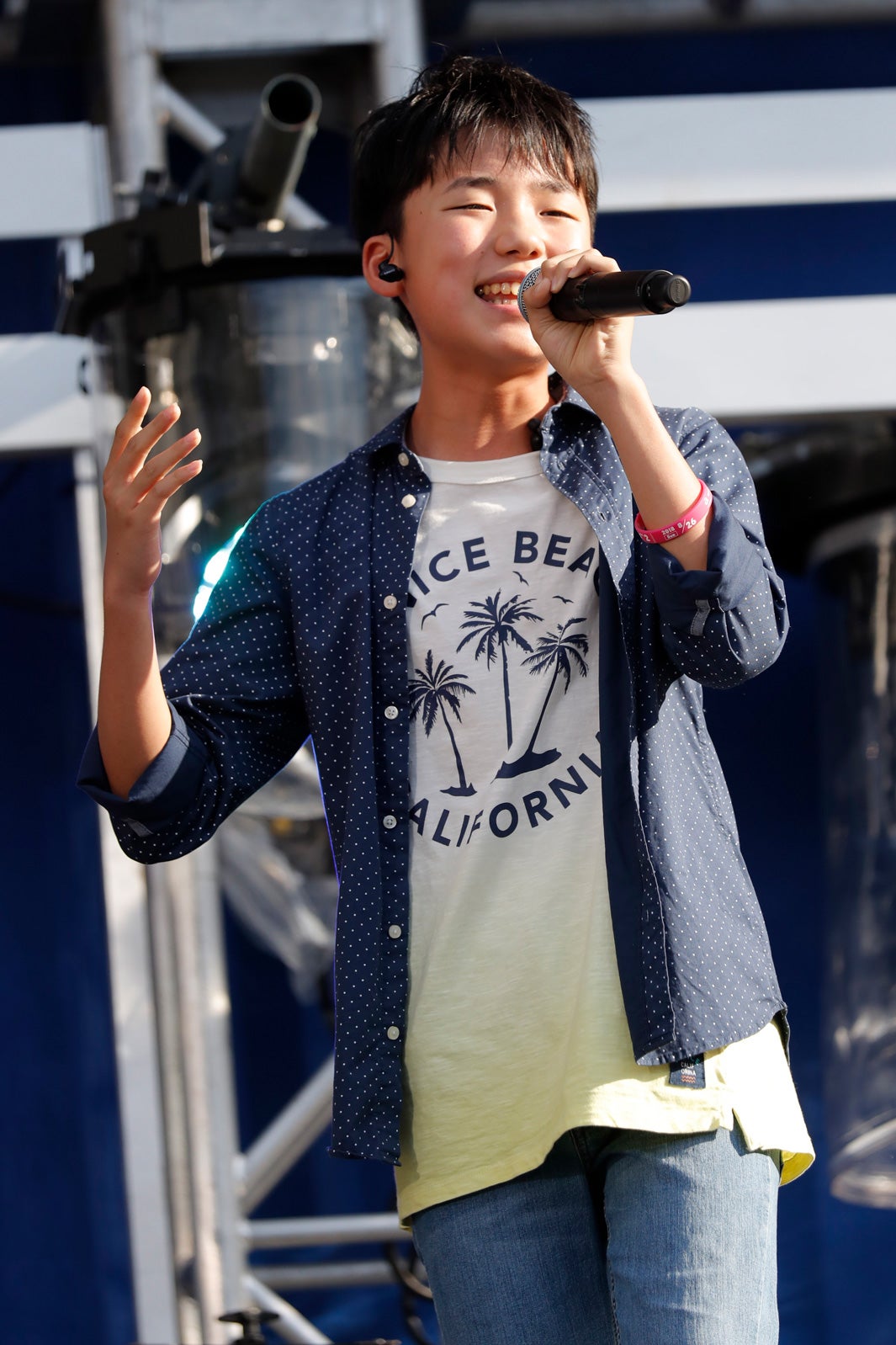 26日に出演した石橋陽彩 （写真提供：avex）  