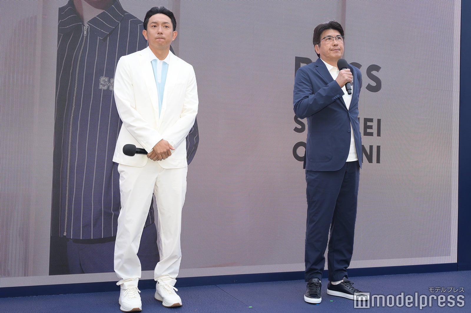 川崎宗則選手、石橋貴明（C）モデルプレス