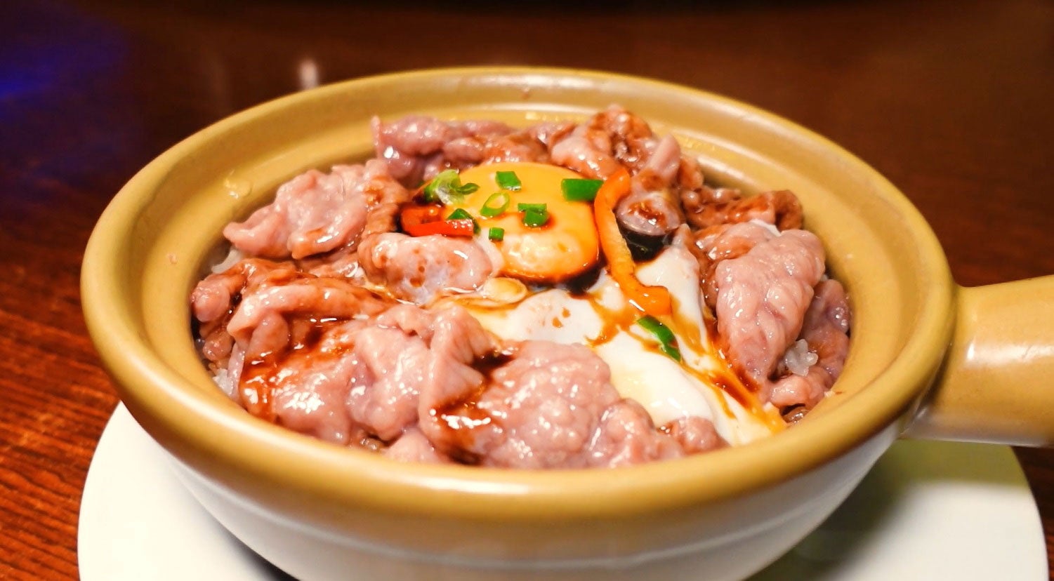 牛肉と卵のご飯（C）日本テレビ