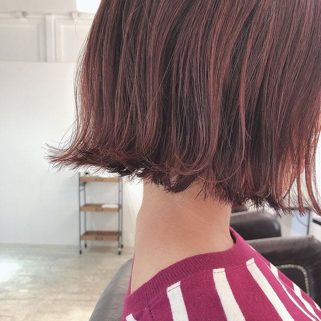 大人に似合う ワインレッド の髪色15選 深みのある人気ヘアカラー モデルプレス