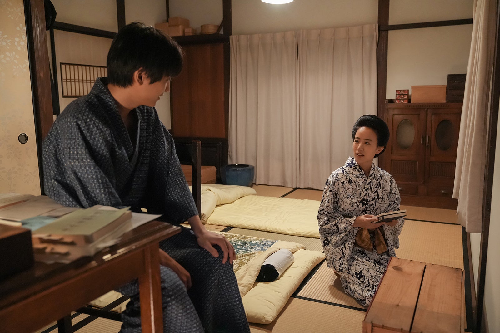 金子大地、石橋静河「ブラッサム」第22話（C）NHK