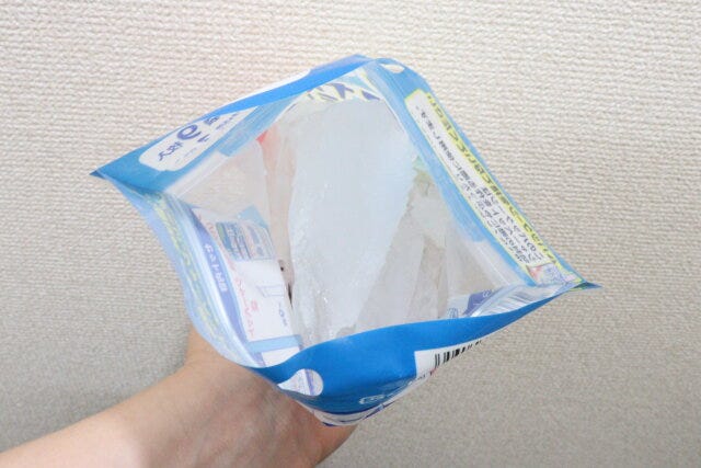 シャカシャカシャーベット袋　氷投入