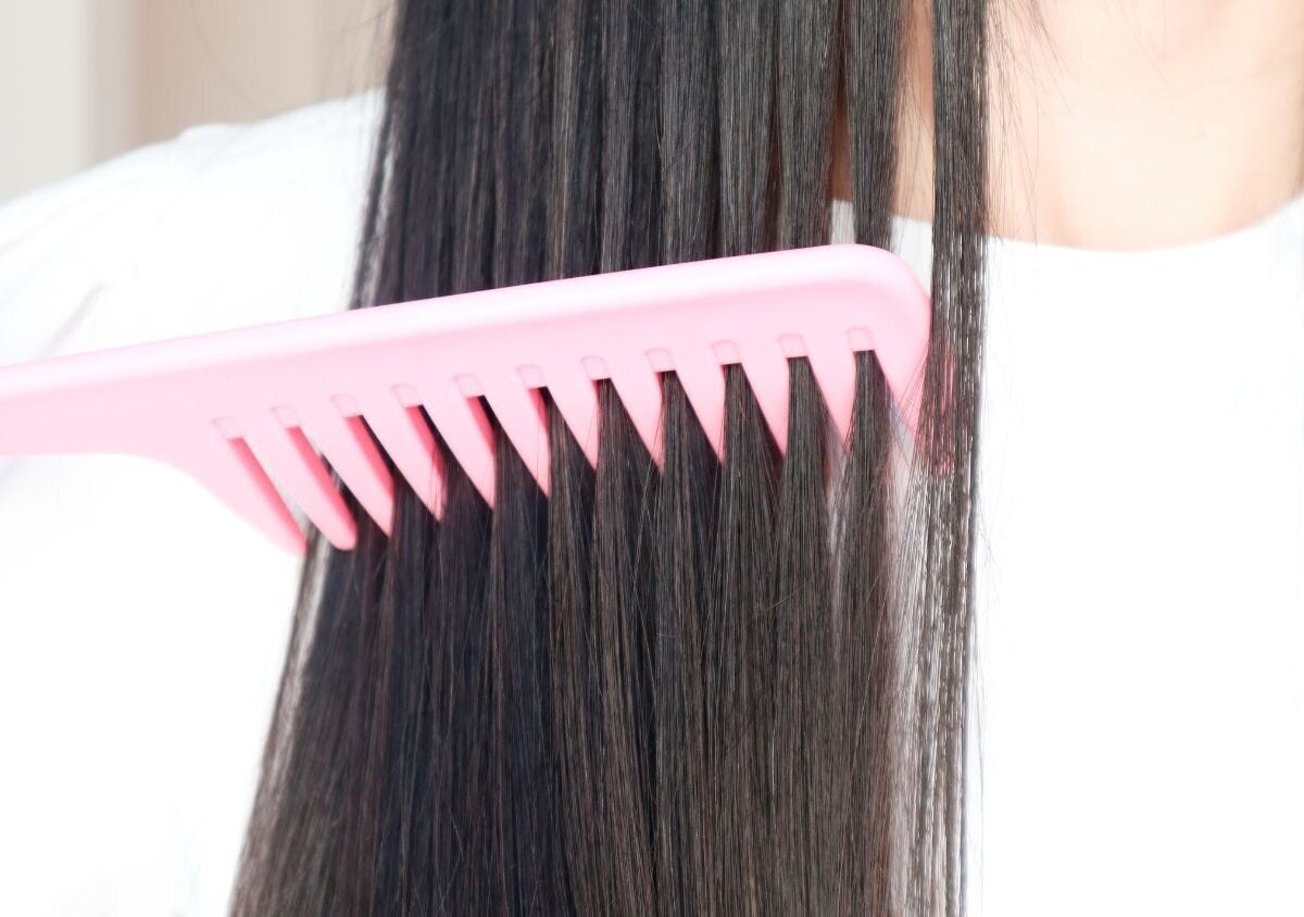 トリートメントは毛先中心に