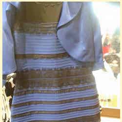 白と金？青と黒？世界中で議論を巻き起こしているドレス写真／Tumblrより【モデルプレス】