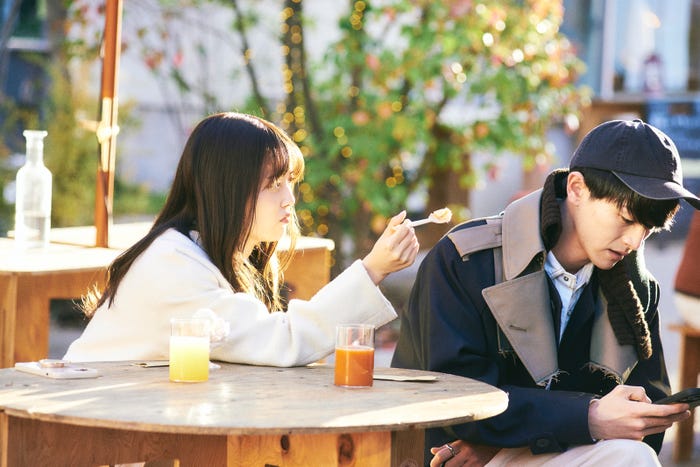 新田さちか、岩上隼也 (C)ABCテレビ