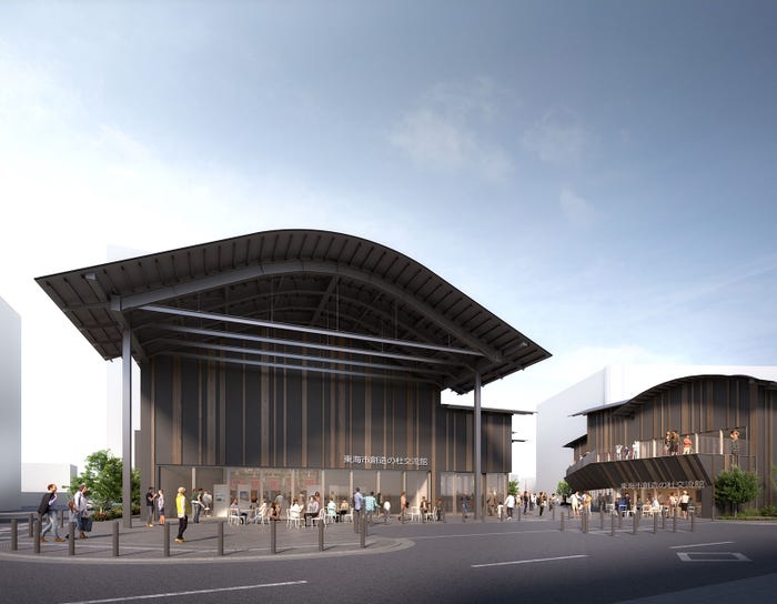 東海市創造の杜交流館_外観(C)2024 MIRRORLIAR FILMS PROJECT