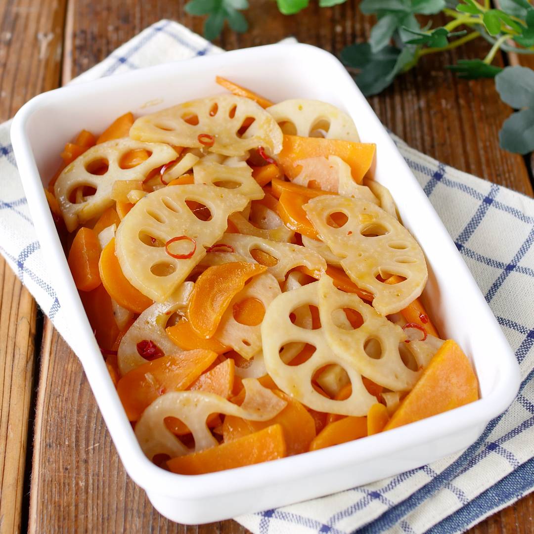 れんこんとにんじんのきんぴら