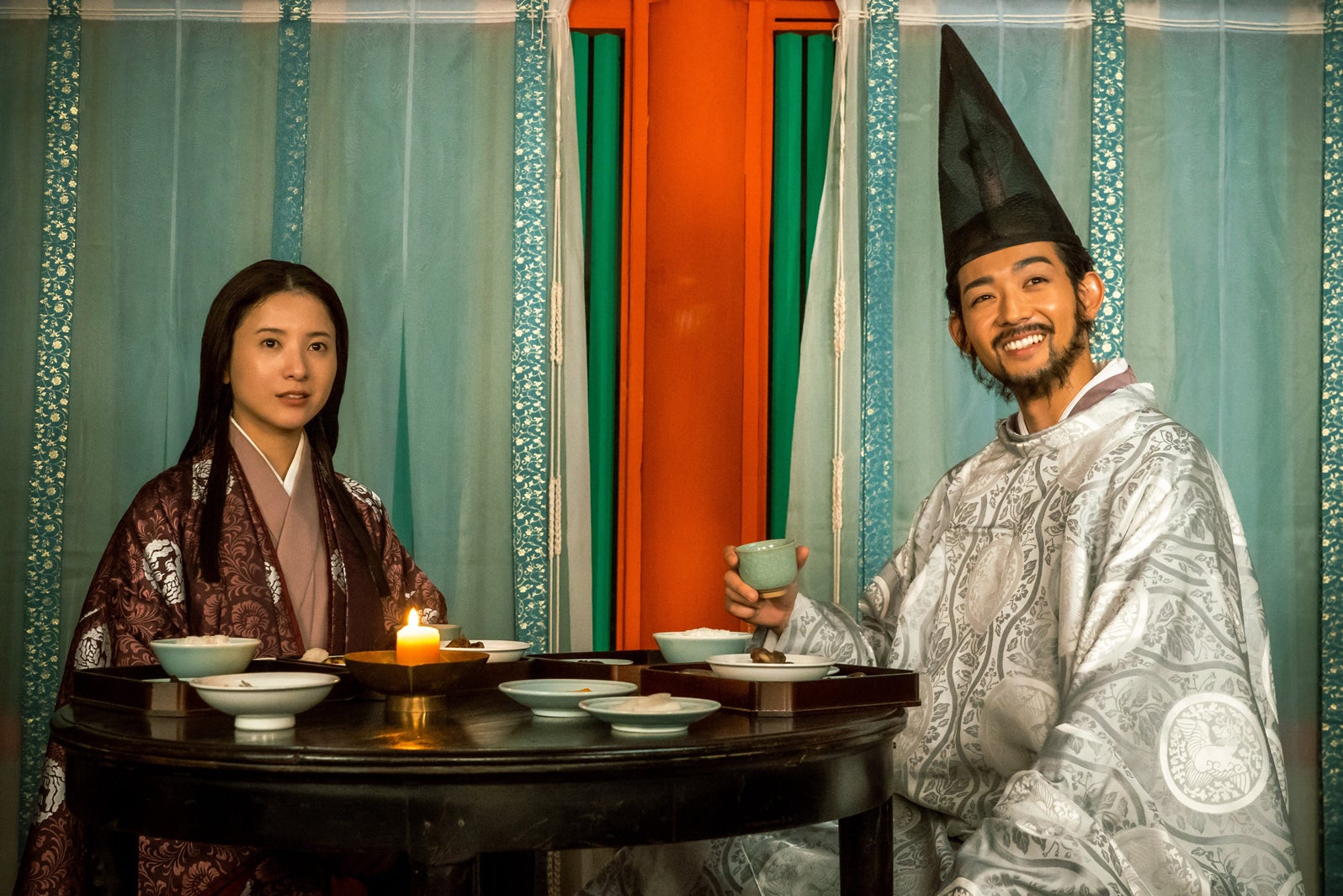 吉高由里子、竜星涼「光る君へ」第46話（C）NHK