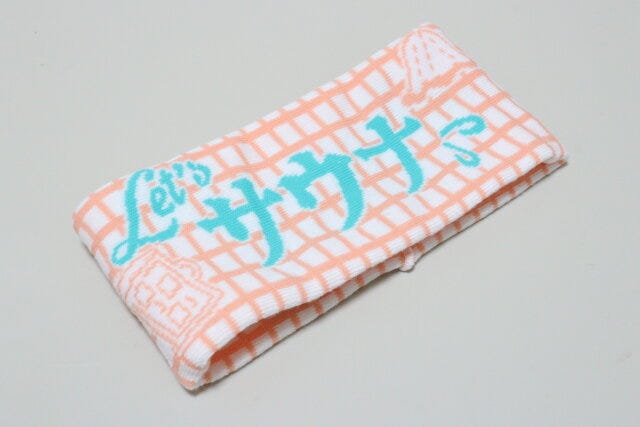 婦人ネオ銭湯柄ヘアターバン サウナデザイン 婦人ネオ銭湯柄ヘアターバン サウナデザイン