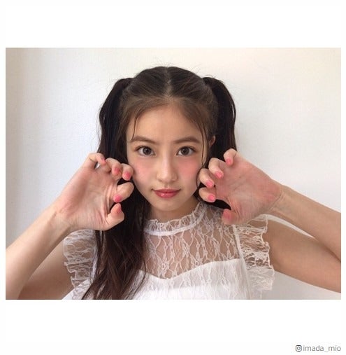 「花のち晴れ」今田美桜、ハーフツインテールで“ガオー”「かわいさ国宝級」「破壊力すごい」