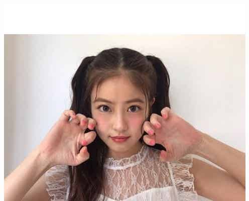 「花のち晴れ」今田美桜、ハーフツインテールで“ガオー”「かわいさ国宝級」「破壊力すごい」