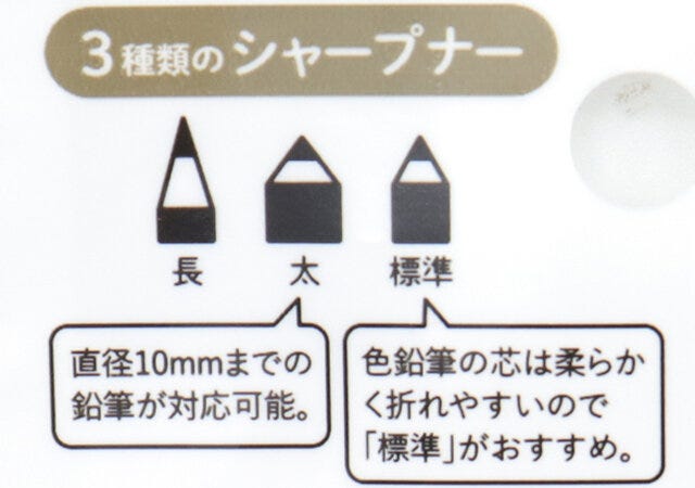 3TYPE鉛筆削りニュアンスカラー　削り方