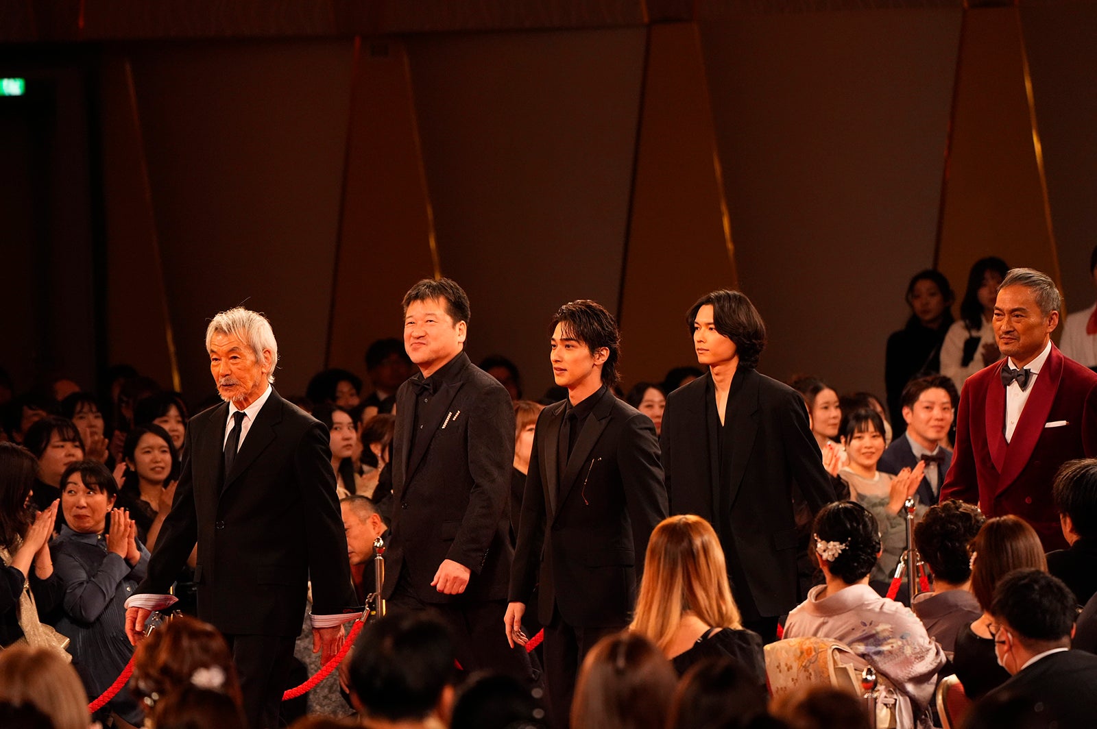 田中泯、佐藤二朗、横浜流星、松村北斗、渡辺謙（C）日本アカデミー協会