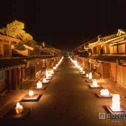 岐阜県・美濃市「美濃和紙あかりアート展」/画像提供:目黒雅叙園