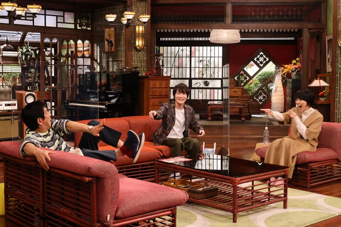 明石家さんま、神木隆之介、松たか子 (C)関西テレビ