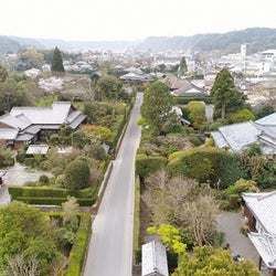 薩摩半島武家屋敷の家並みを“空から”見てみると…