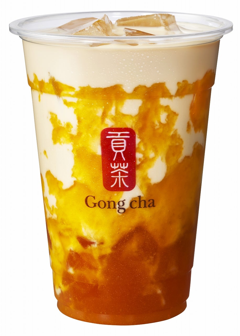 いよかんマンゴー ミルクティー／画像提供：ゴンチャ ジャパン