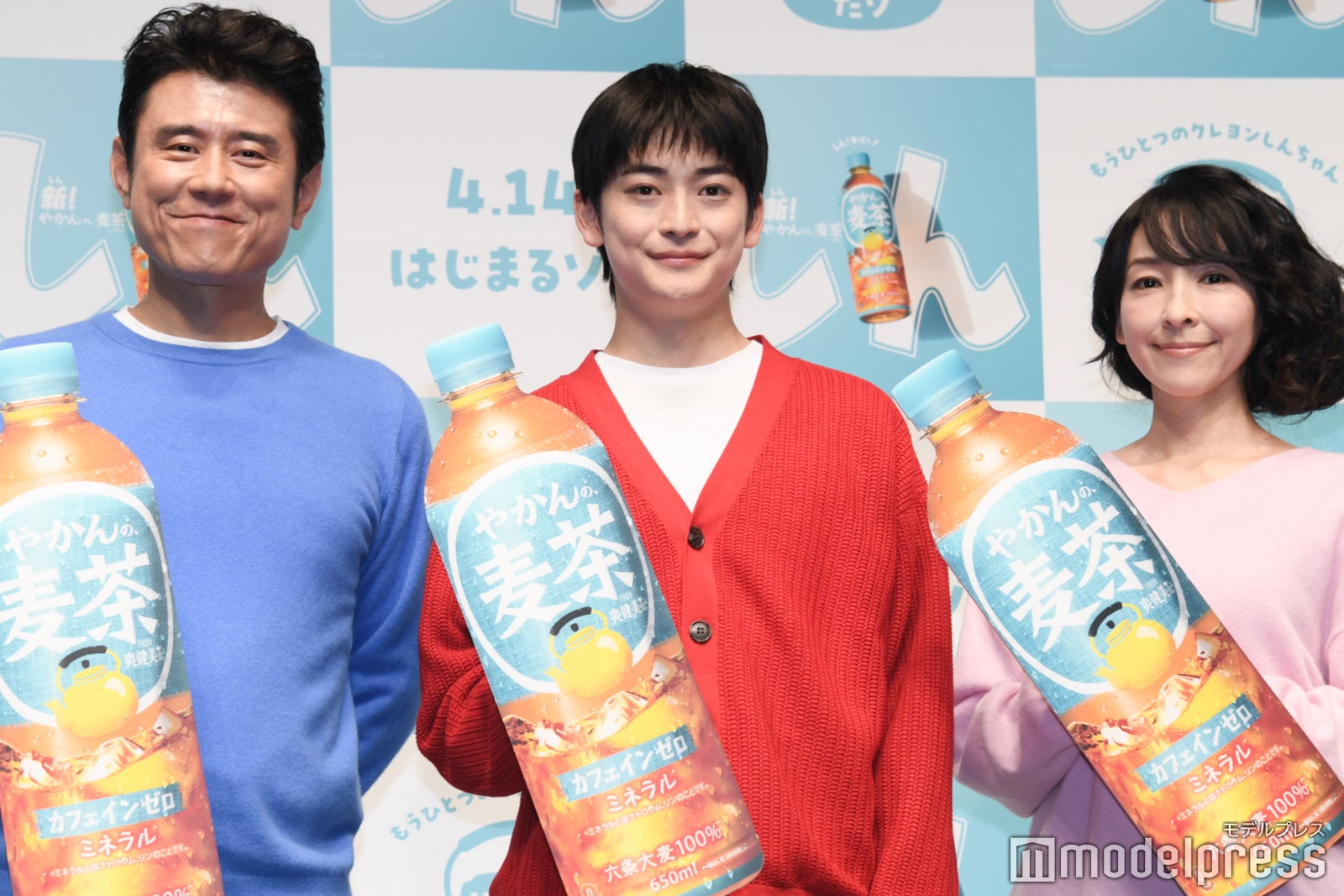 原田泰造、高橋文哉、麻生久美子（C）モデルプレス