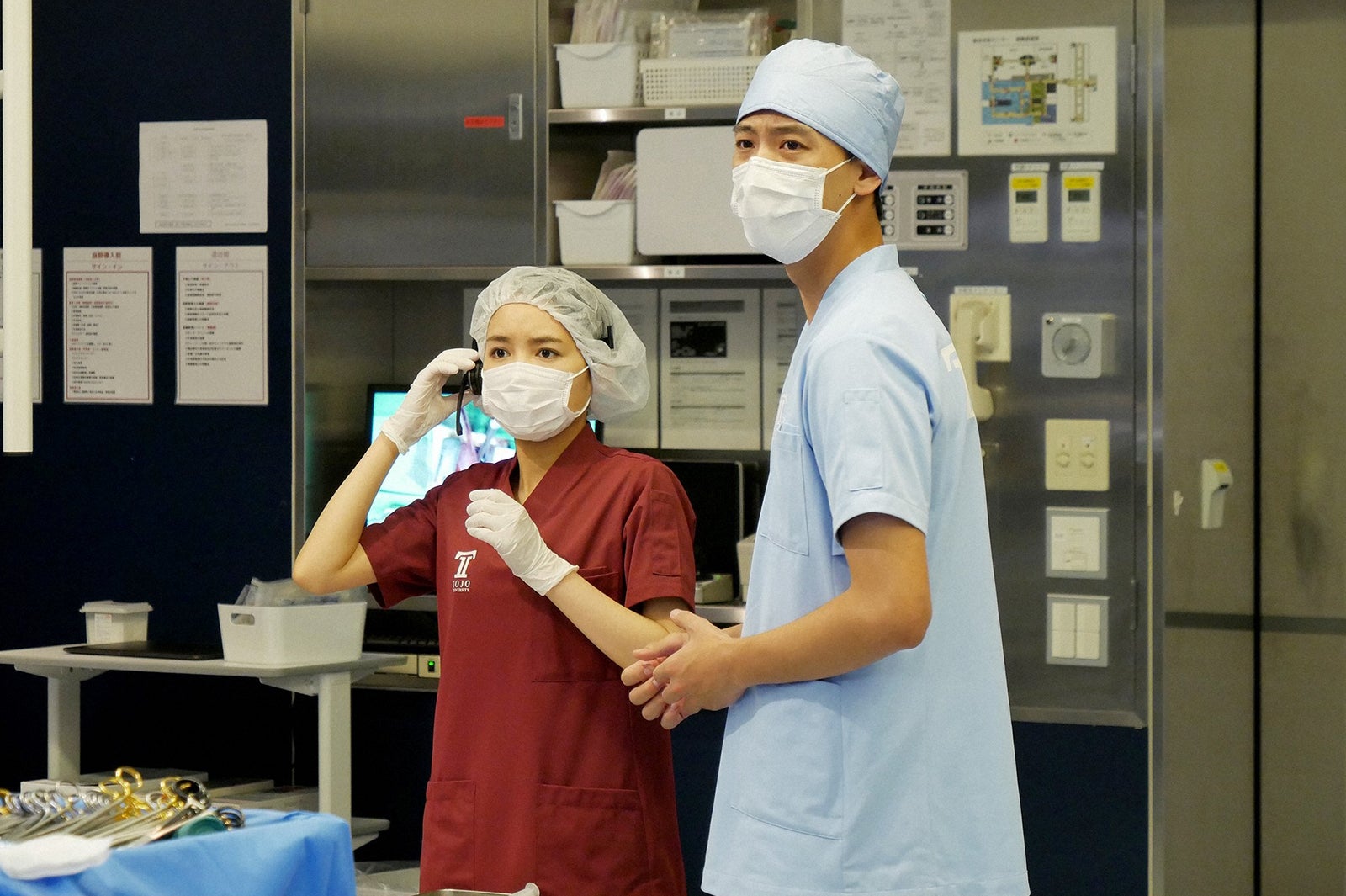 葵わかな、竹内涼真／「ブラックペアン」第3話より（C）TBS