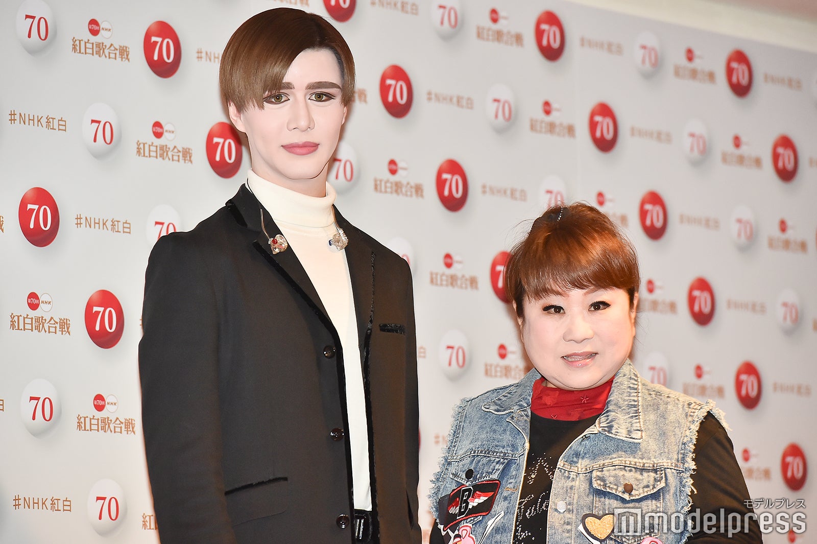 天童よしみとMatt／29日のリハーサル時に撮影 （C）モデルプレス